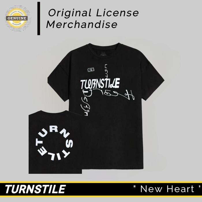 (COD) Kaos T shirt Band Music Metal Rock Punk Rock Hard Core Turntile original License TURNSTILE ORI