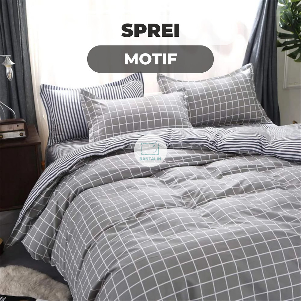 Sprei Motif Tinggi 30cm Ukuran 90x200, 120x200, 160x200, 180x200 - Sprei Homemade Tinggi 30 cm Motif