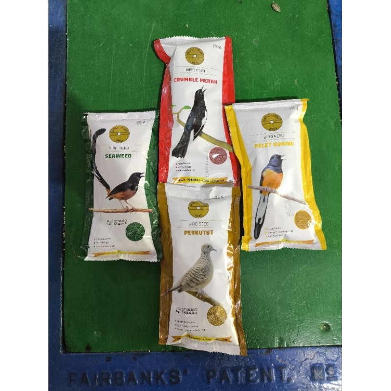 GOLDCOIN kemasan 250GR Pakan burung Gold Coin ijo hijau kuning