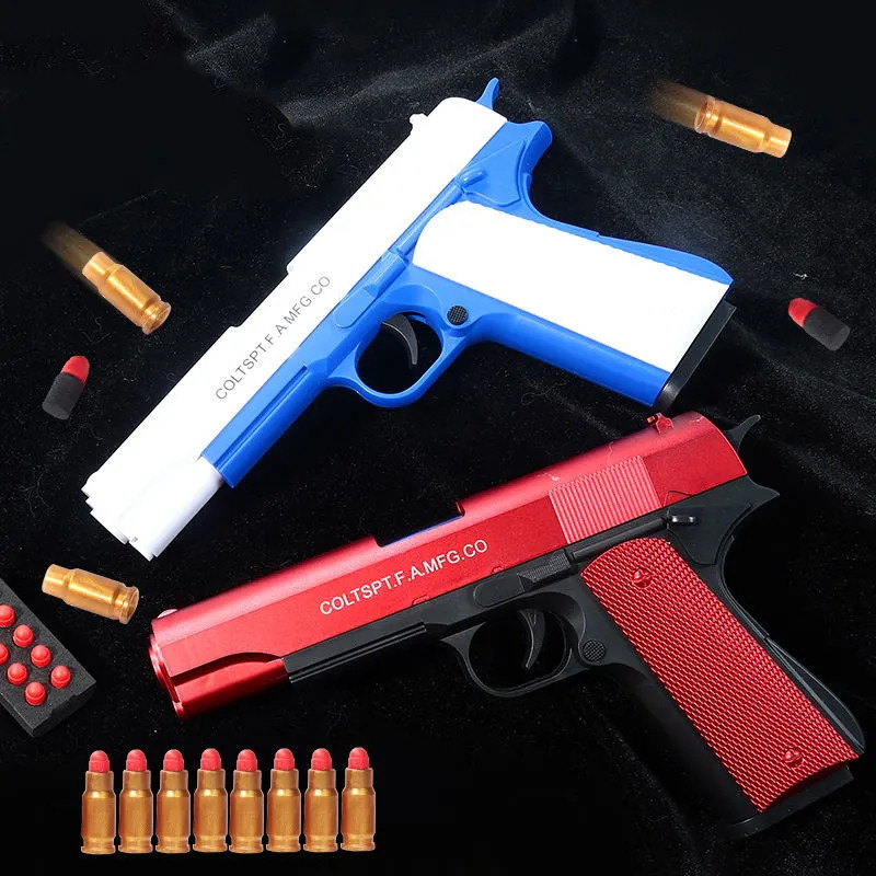 TERMURAH Mainan Pistol M1911 Pistol Mainan Glock/Colt Mainan Tembak-tembakan Pistol Mainan Tembakan 