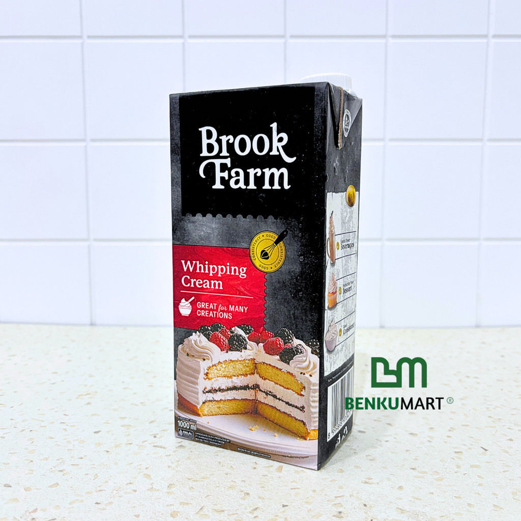 

Brookfarm Whipping Cream (1 Liter) | Brook Farm 1L | Whip Cream 1000ml