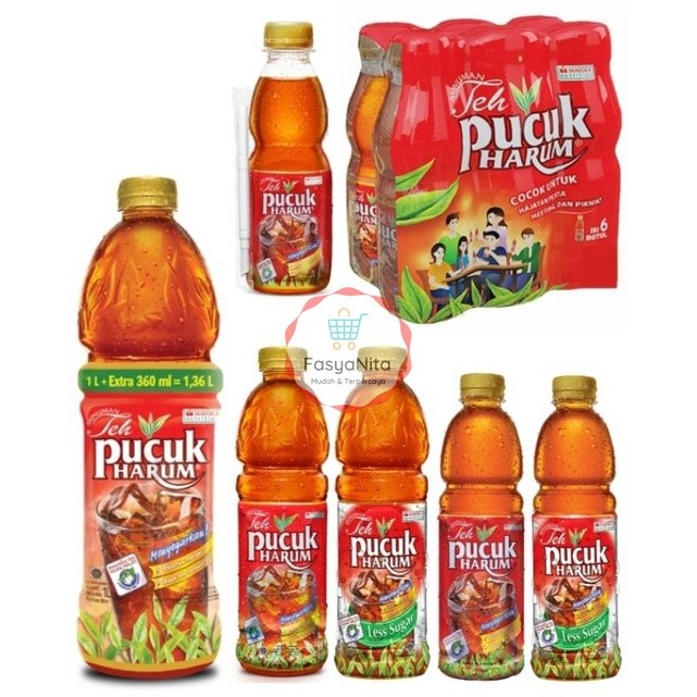 

(instant saja) Teh Pucuk Harum Aneka minuman teh Jasmine Less sugar - Fasyanita Online Fresh Mart Denpasar