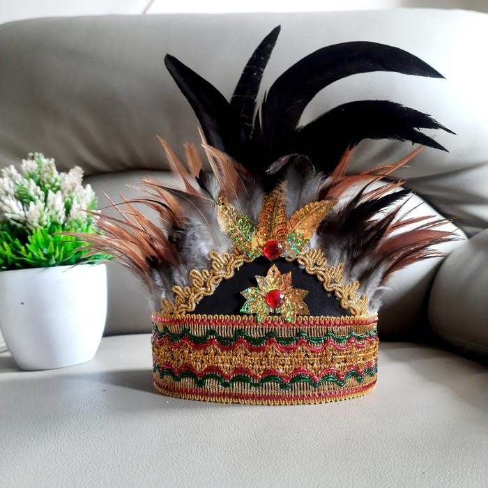 Mahkota Dayak Kalimantan Aksesoris Kepala