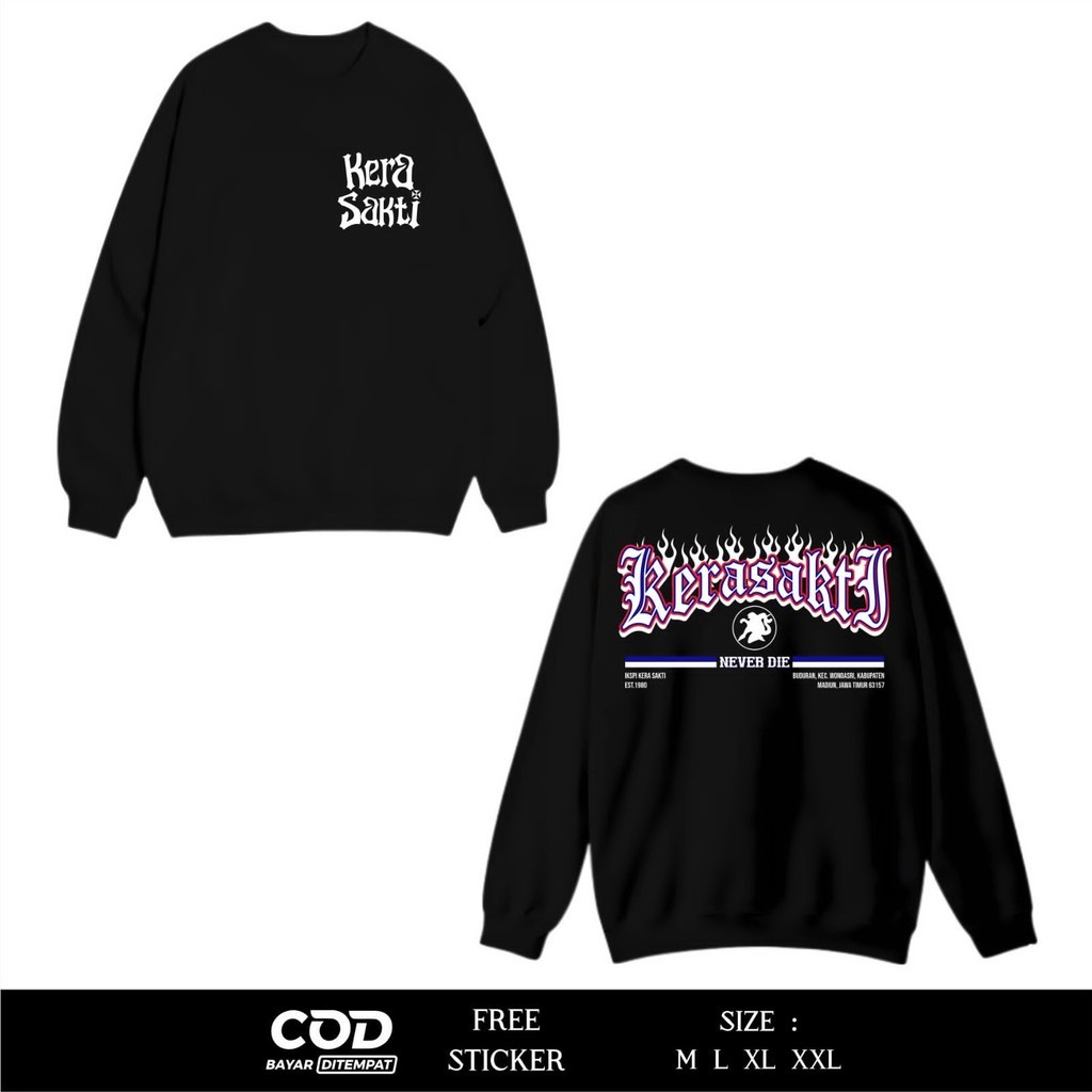 SWEATER IKSPI KERA SAKTI NEVER DIE SWEATER KERA SAKTI LENGAN PANJANG - SWEATER KERA SAKTI TERBARU - 