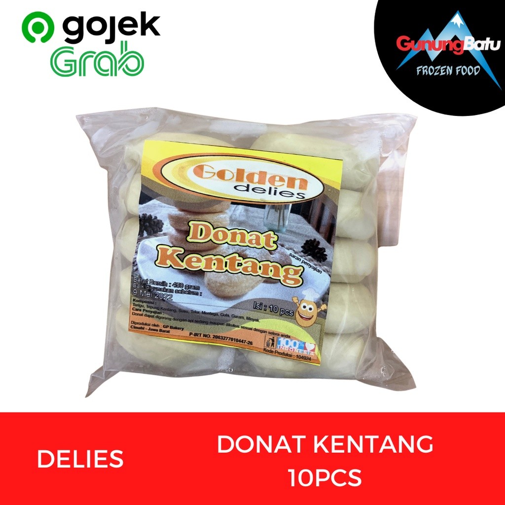

DELIES DONAT KENTANG ISI 10PCS