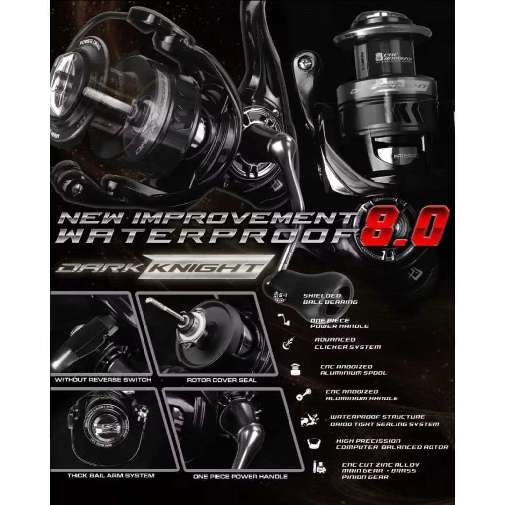 DAIDO DIABLO VULCANE COMBAT BALANAR DARK KNIGHT BLIZZARD TALISMAN POLLUX SW REEL PANCING REEL DAIDO 
