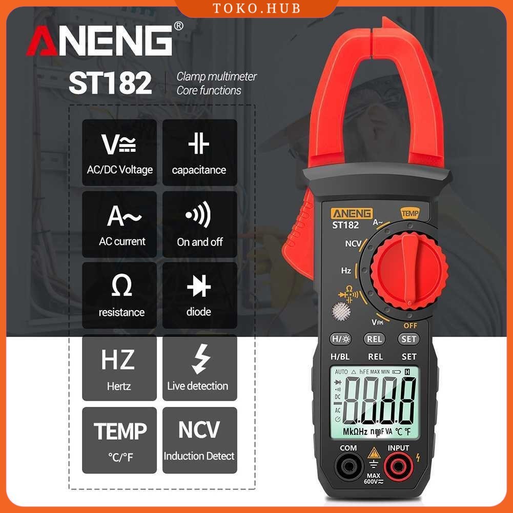 ANENG Digital Multimeter Voltage Tester Clamp Meter Auto Shutdown - ST182