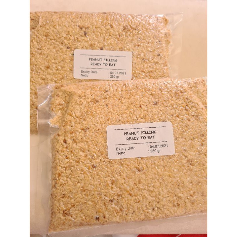 

250gr READY TO EAT Peanut Filling (isian/topping mochi,pao,roti,donat,minuman)
