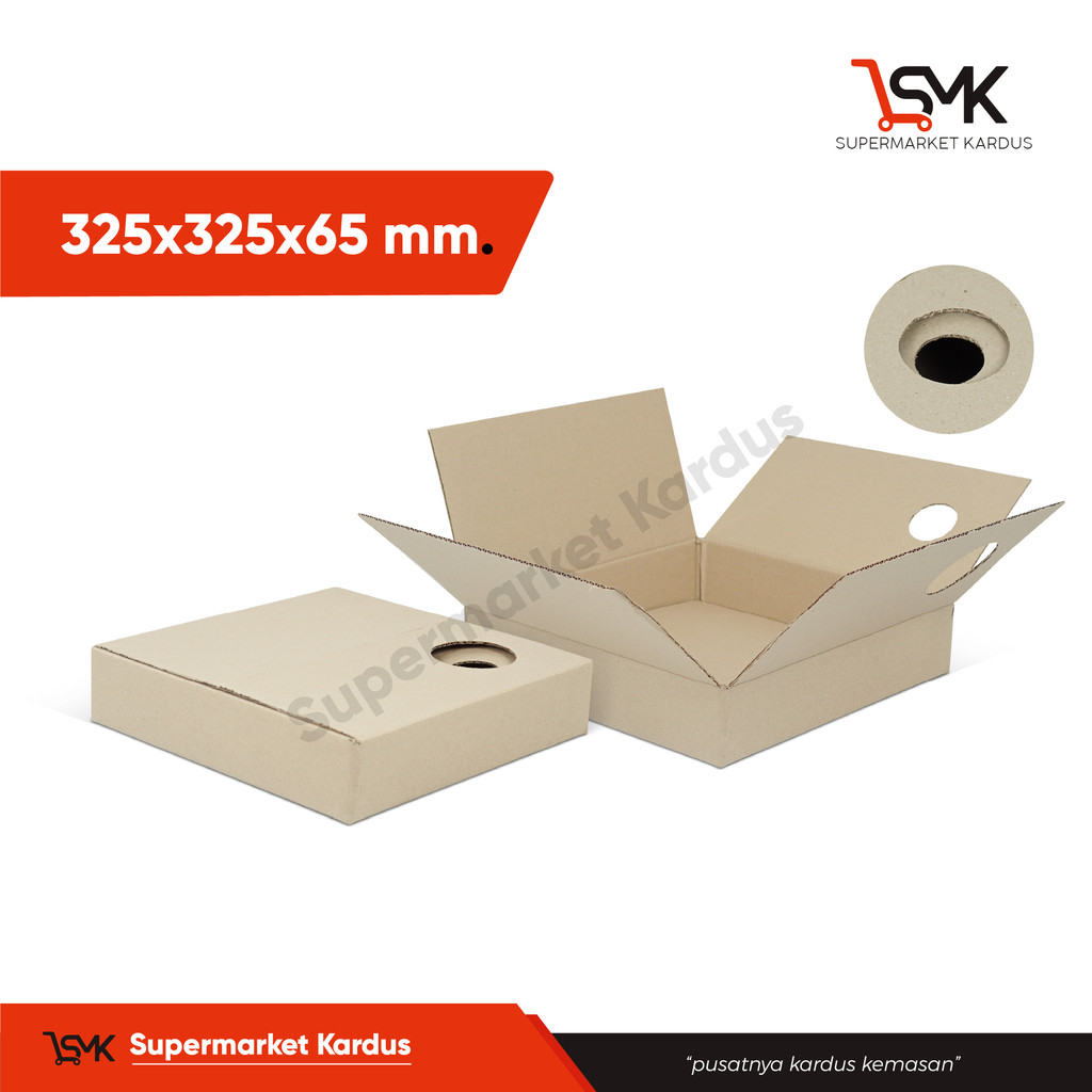 

Box 325x325x65 (ABI-T65 MZK) Kardus/Karton/normal/AMDK/allmedium/tinggi6