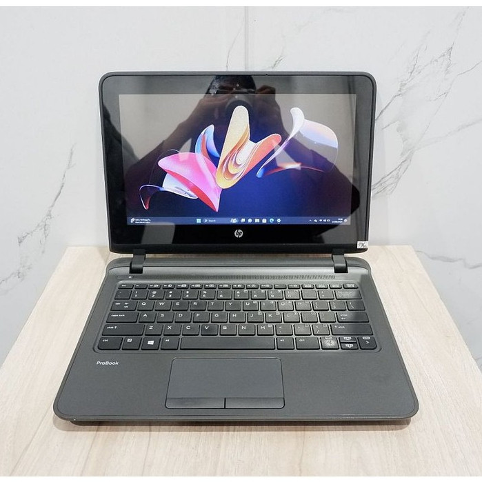Laptop HP ProBook 11 G2 Touchscreen Intel Core i3-6100U Ram 16Gb 512Gb Normal Siap Pakai - Leptop La