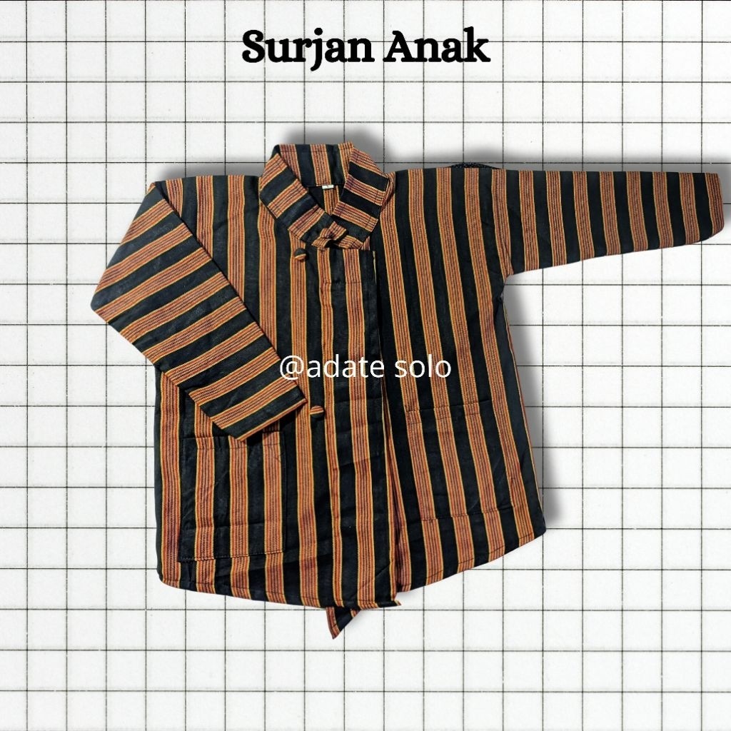 DISKON Surjan anak|Surjan lurik anak|surjan lurik anak sd|surjan lurik anak tk FLASH SALE