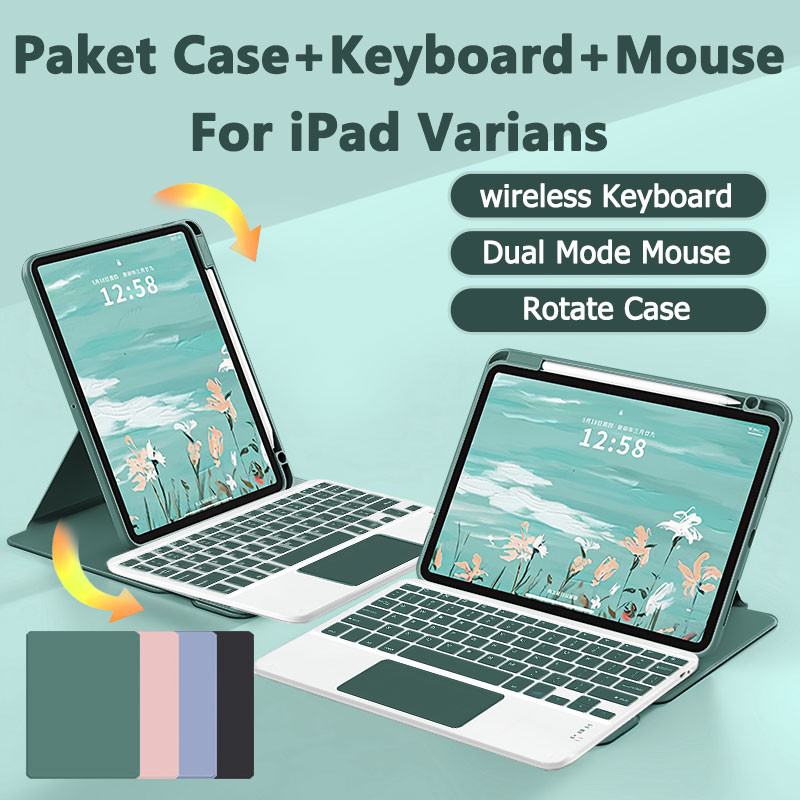 Magnetic 360° Rotate Case Bluetooth Keyboard Set For iPad Gen 9/10/11/Pro 11/Air 5/4/3/6 Smart Flip 
