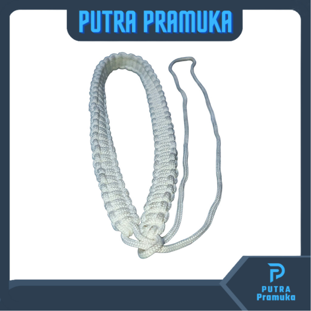 Talikur Putih Kecil Polisi Cilik (Pocil) Tali Peluit Pramuka