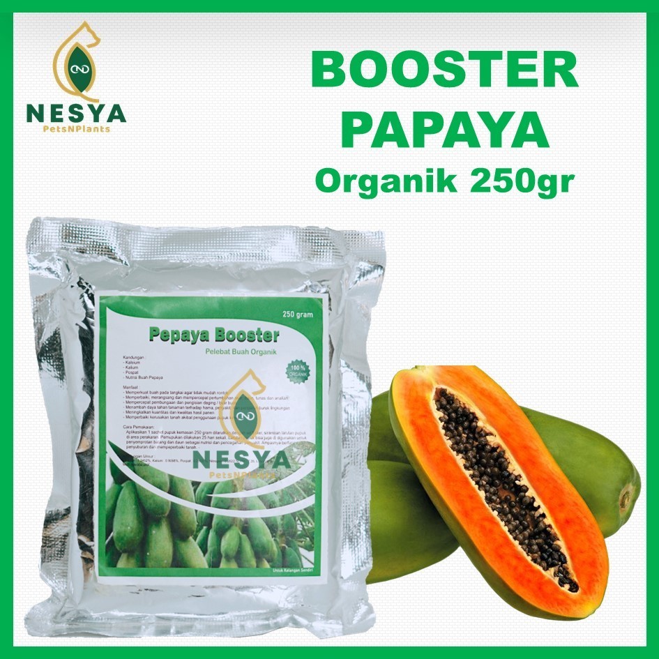 Pupuk Organik Booster Papaya Pepaya Pupuk Pelebat Pepaya Perangsang Buah Anti Rontok