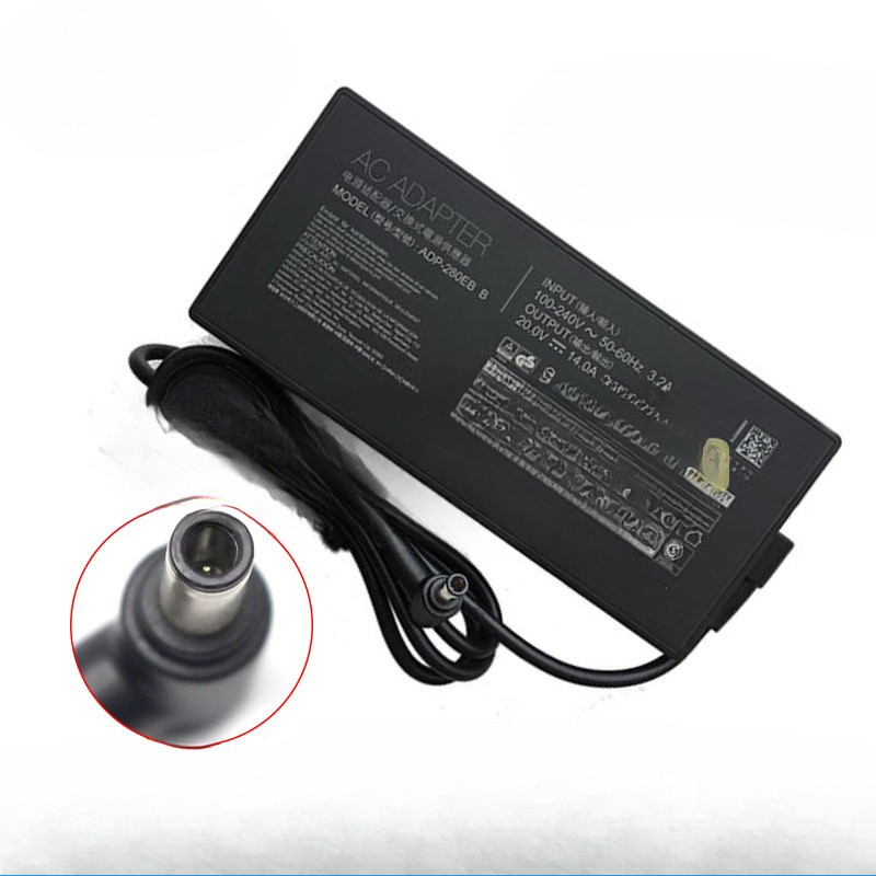 Genuine ADP-280BB B ADP-280EB B AC Adapter 20V 14A Charger for ROG STRIX G16 G614JI-AS94 SCAR 17 G73