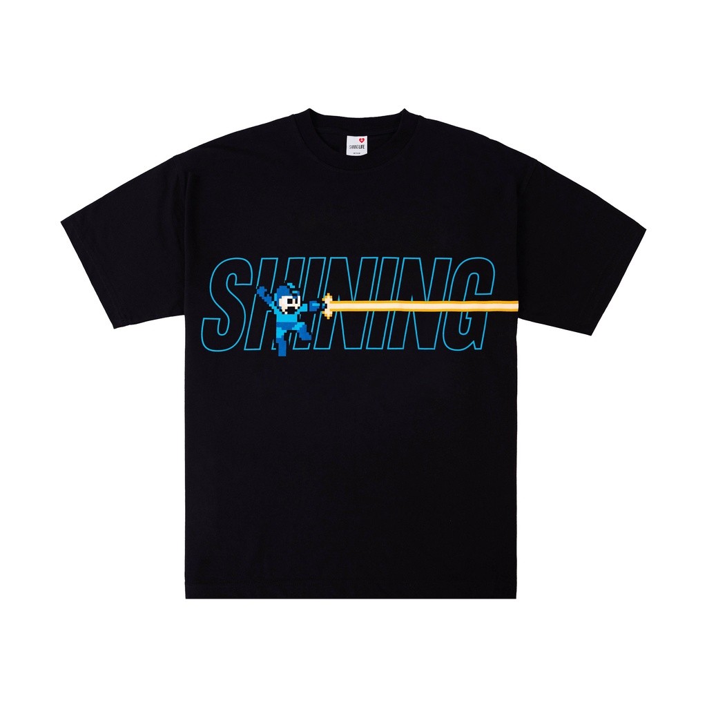 Shining Bright Kaos Rockman - Hitam