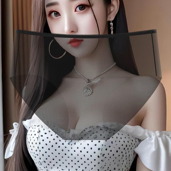 Celana Dalam Wanita Model Baru – Transparan Sepenuhnya, Bahan Jaring Tipis, Mid-Rise, Bernapas, Sens