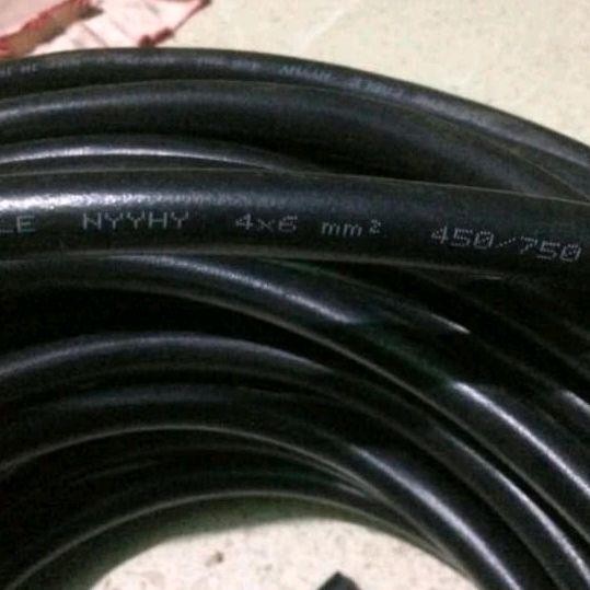 KABEL SUPREME NYYHY 4x6mm SUPREME NYYHY 4 x 6 mm KABEL SUPREME SERABUT 4x6mm HARGA 1 METER
