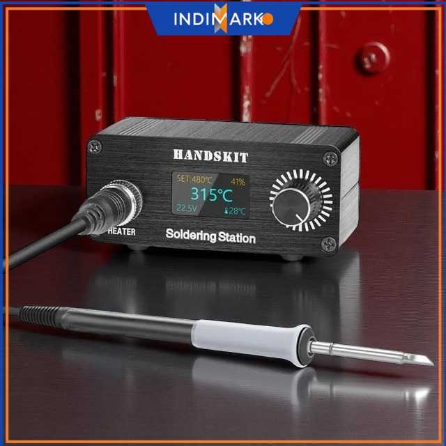 Handskit Solder Station Adjustable Temperature Anti-Static OLED 72W - T12D