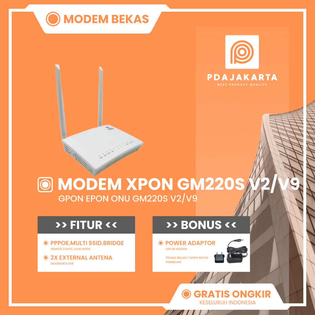 Modem Xpon GM220-S Gpon Epon Onu Modem Bekas Original
