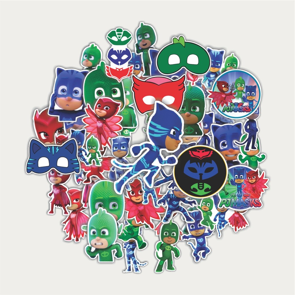 

Sticker Pack Stiker Pj Masks Cartoon | Sticker TUMBLR | Stiker LAPTOP KOPER HELM