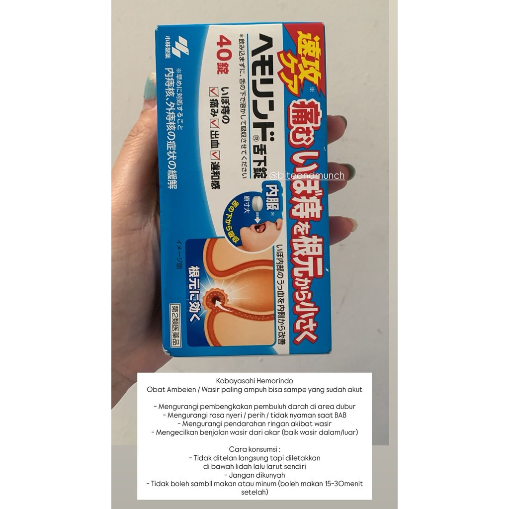 Kobayasahi Hemorindo Japan Jepang Ambeyen Ambeien Hemoroid