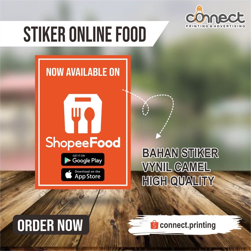 GROSIR stiker Online Food