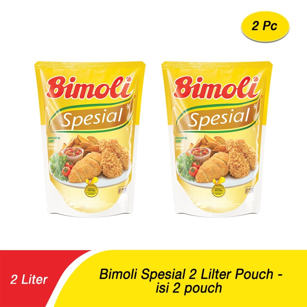 

2 PCS - Bimoli Spesial Pouch 2 Liter