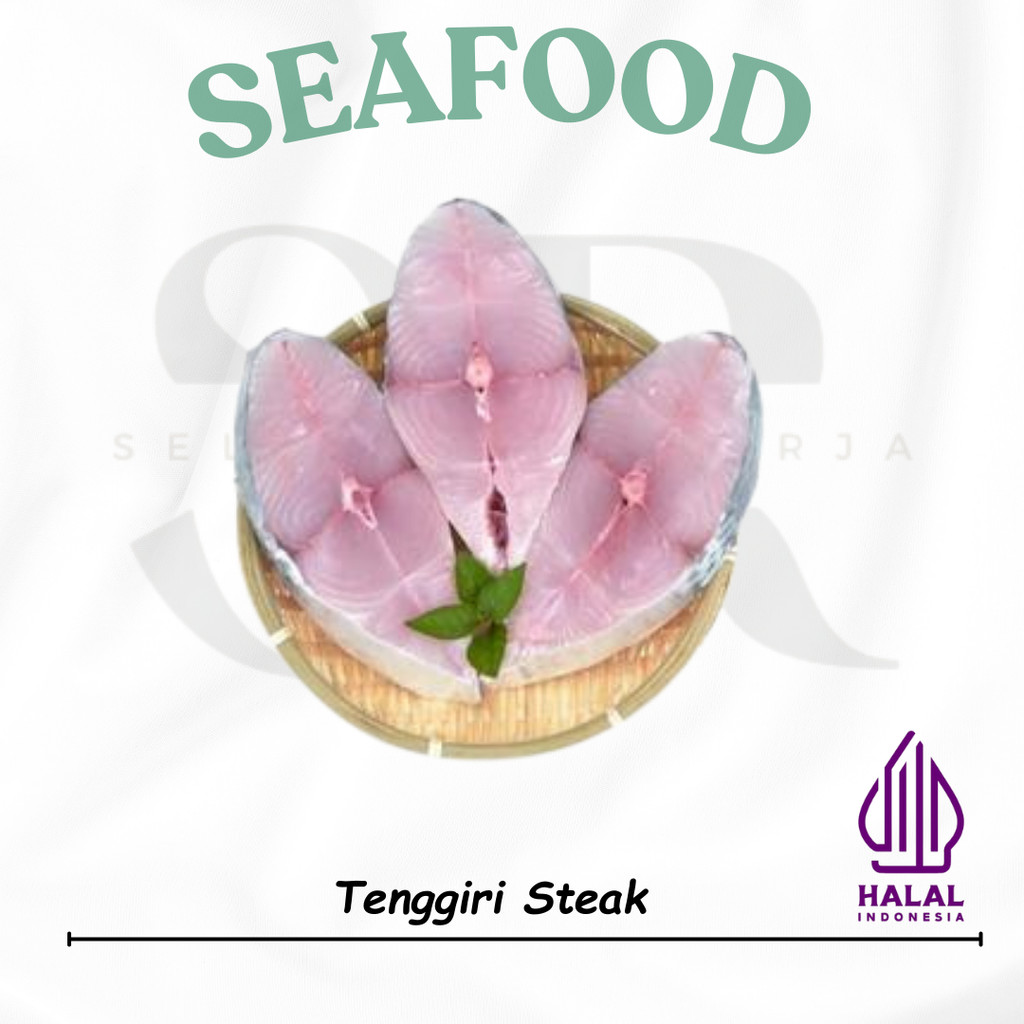 Ikan Tenggiri Steak - Tenggiri  Steak Frozen 500gr