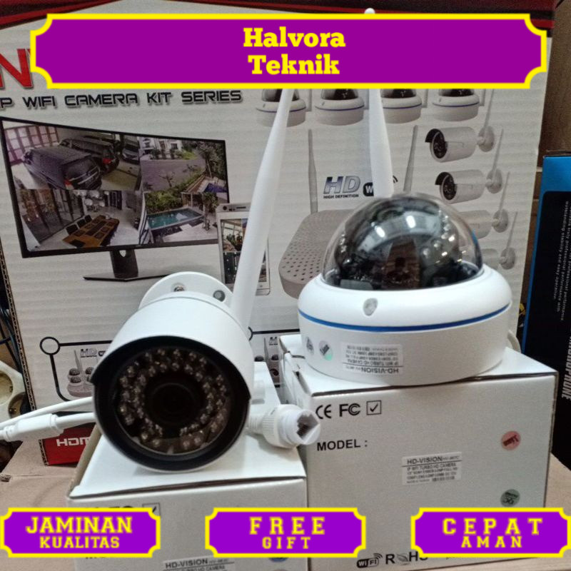 IP CAMERA WIRELESS INDOOR / OUTDOOR UNTUK NVR KIT