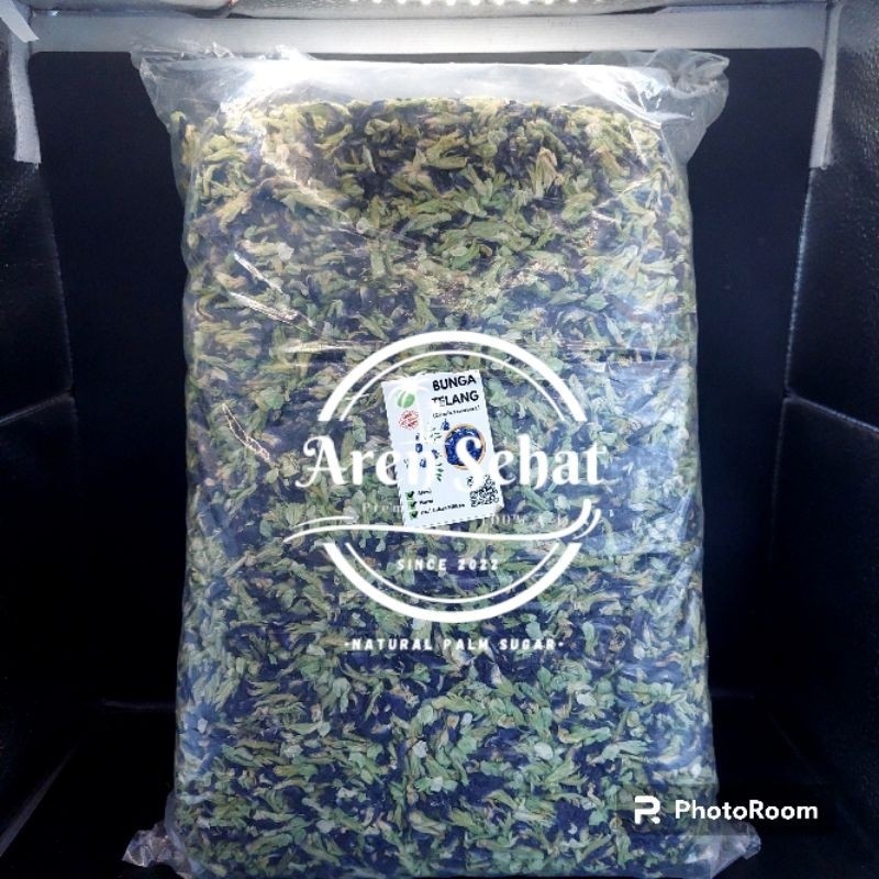 500gr Bunga Telang Kering Premium