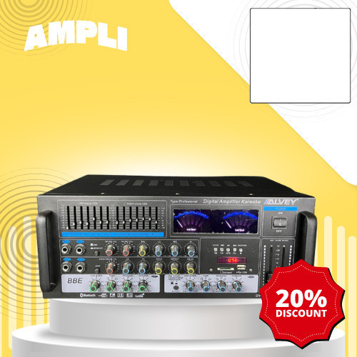 ALVEY AMPLIFIER DV-2900BBE+OPTICAL DIGITAL AMPLIFIER KARAOKE Led Subwoofer