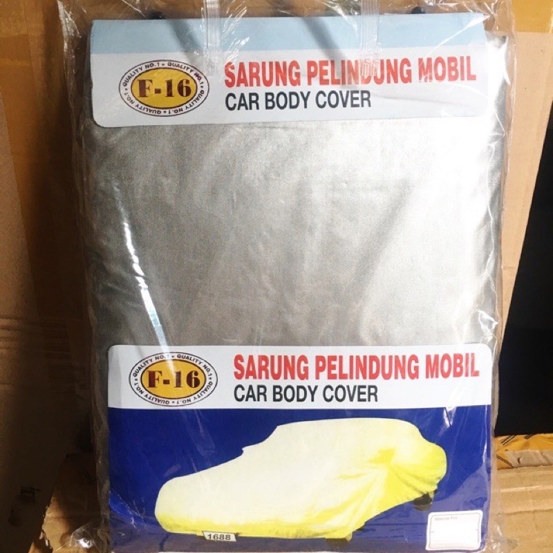 AVANZA 2022 / XENIA 2022 CAR COVER SELIMUT SARUNG MOBIL SILVER F1
