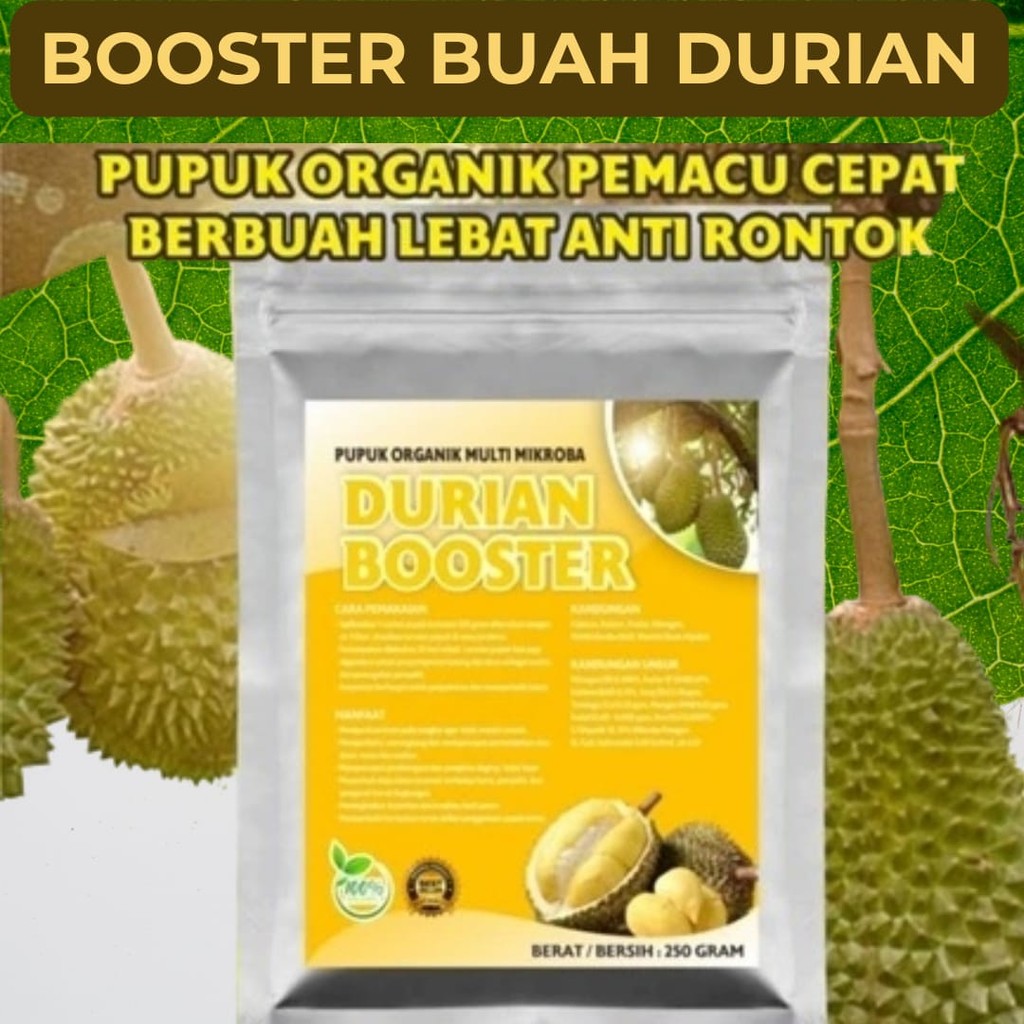 Pupuk Booster Durian Organik Pemicu Cepat Berbuah Lebat Besar dan Manis