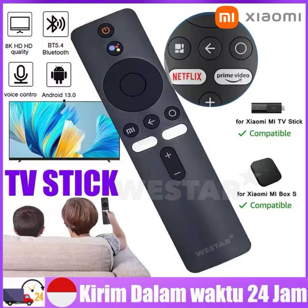 Remote Xiaomi Bluetooth Voice TV for Mi Xiaomi TV / Mi Box S / Mi Stick Android