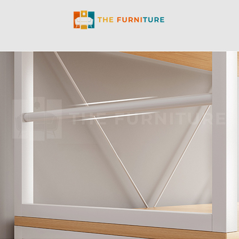 The Furniture - Lemari Dapur Kayu/Rak Dapur Minimalis/Rak Dapur Serbaguna/Lemari Dapur Minimalis