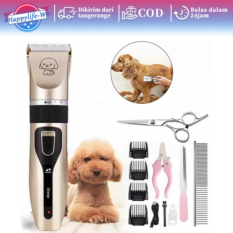 Pet Clipper Alat Cukur Bulu Kucing Anjing Pencukur Bulu Hewan Alat Cukur Bulu Domba Listrik