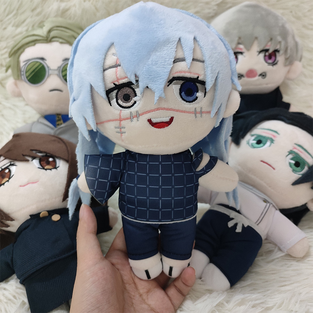 20cm Jujutsu Kaisen Mahito Plush Nanami Kento Inumaki Toge Fushiguro Toji Anime Figure Stuffed Kawai