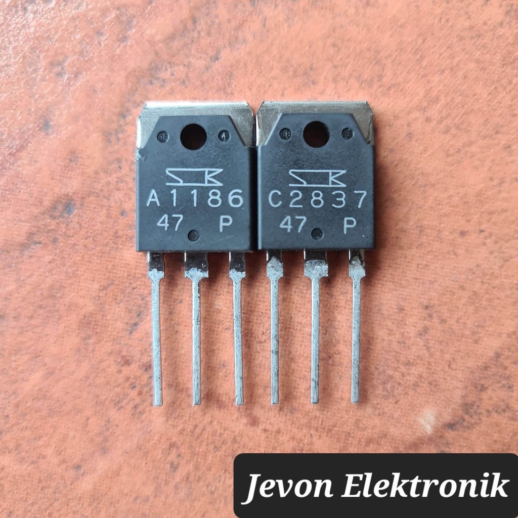 IC C2837 A1186 1 Set Original Transistor C 2837 A 1186 Asli Ori