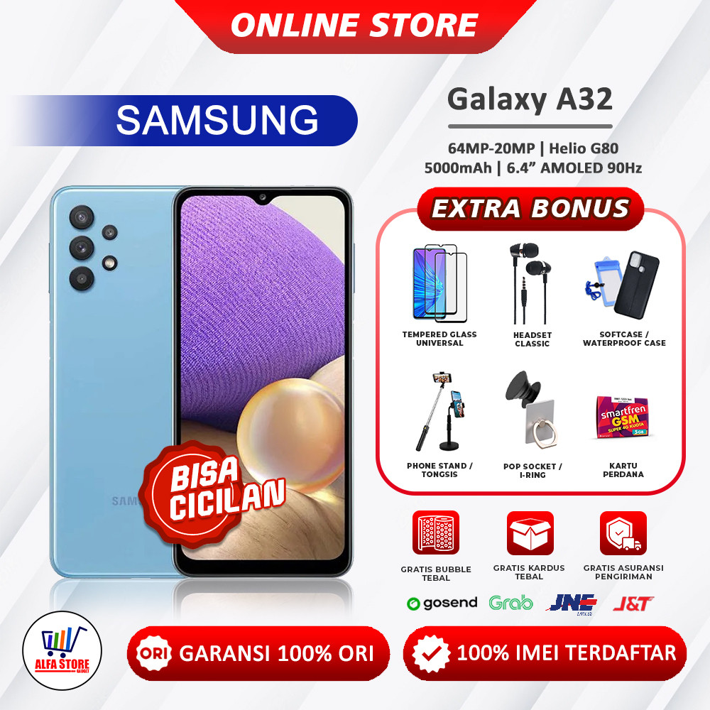 Samsung Galaxy A32 RAM 6/128GB A33 5G RAM 6/128B Garansi Resmi