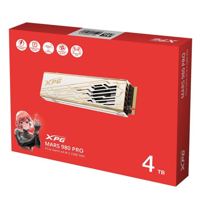 ADATA MARS 980 PRO 4TB SSD NVME 2280 GEN5X4 2TB | MARS 980 PRO 4TB