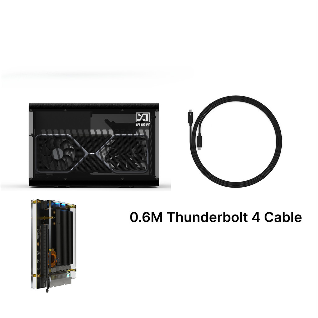 XYDockBX Thunderbolt eGPU Dock  JHL6540/100W+15W Reverse Charging/22Gbps Bandwidth/RTX4090/RX7900XTX