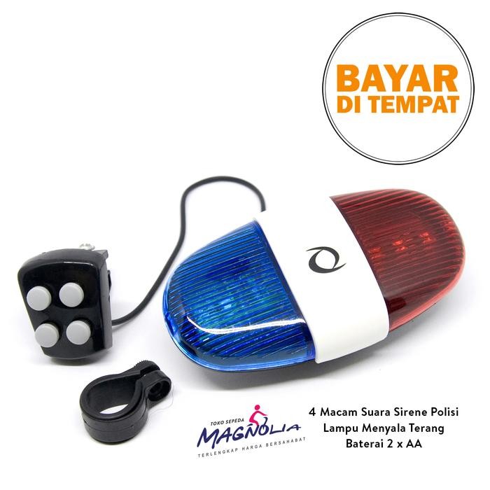 Klakson Bel Sepeda Anak Suara Polisi Police Elektrik Aksesoris Sepeda