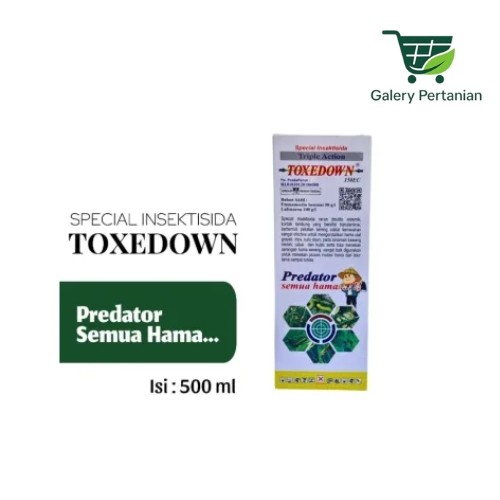 TOXEDOWN 150EC 500ml Insektisida Kontak Original dengan Bahan Aktif Ganda Untuk Mengendalikan Hama