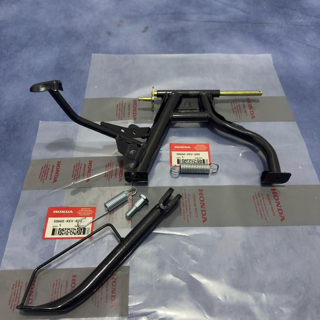 STANDAR SAMPING TENGAH KOMPLIT BEAT FI  VARIO 110 ESP FI SCOOPY FI STANDAR PLUS PER STANDAR