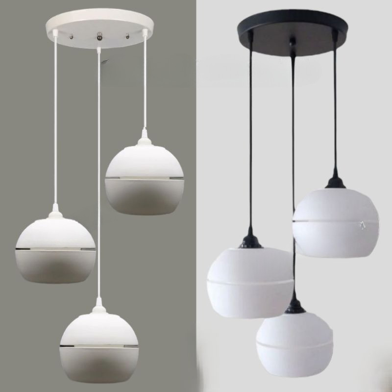 LAMPU HIAS BOLA LAMPU GANTUNG MINIMALIS PVC