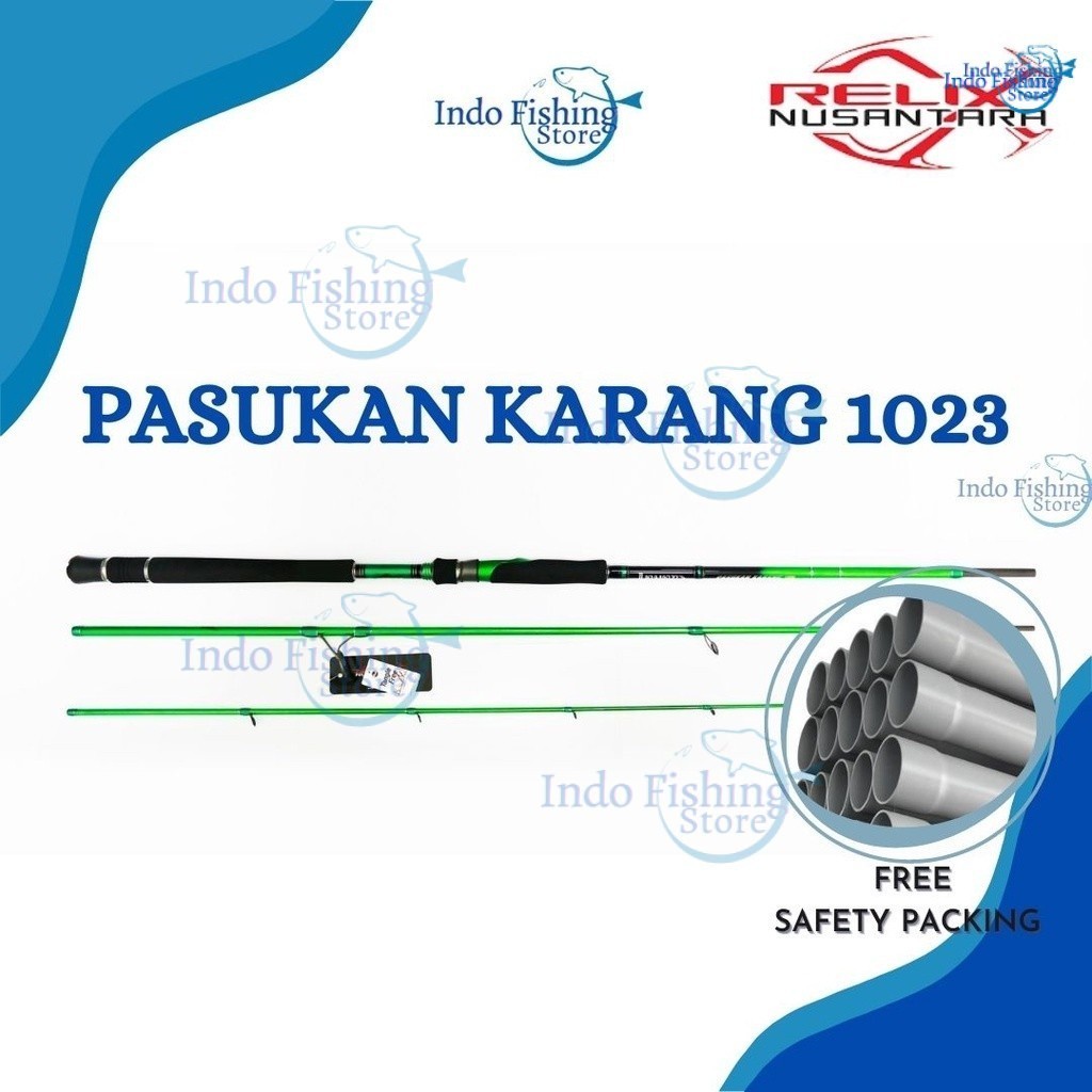 JORAN RELIX NUSANTARA PASUKAN KARANG 1023 Shore Jigging Rod Free Packing Pipa