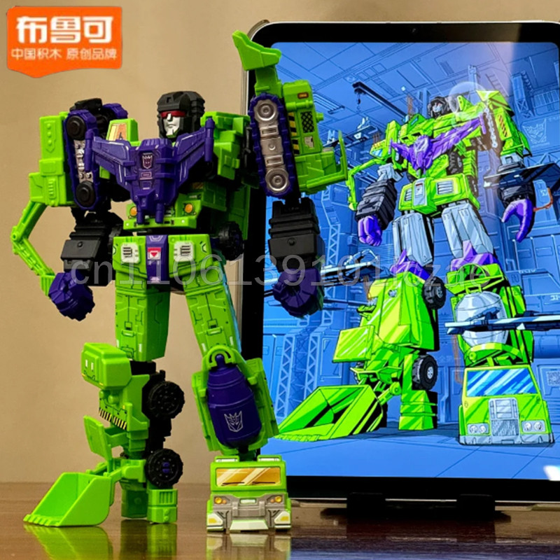 Genuine Blokees Devastator Transformers Starry Edition Vol.1 2 3 Devastator Figure Scrapper Model As