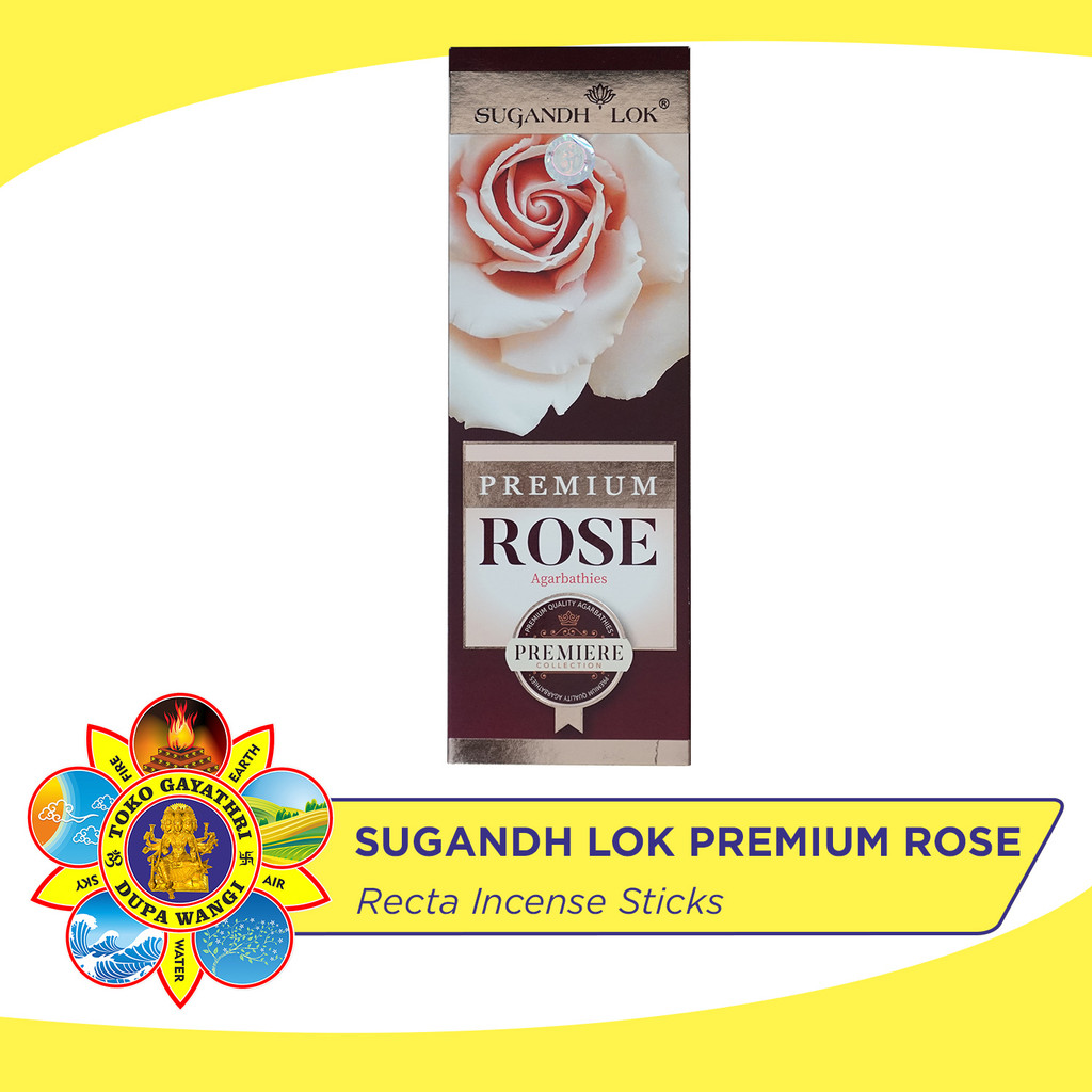 Dupa India Aromaterapi Recta Sugandh Lok Premium Rose