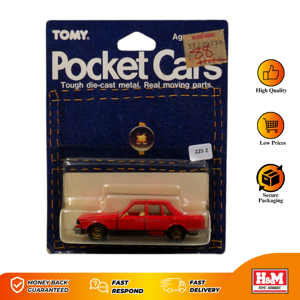 Tomy Pocket Cars Nissan Bluebird Turbo - 225Z - Z5